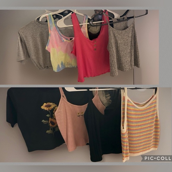 SHEIN Tops - 8 Women’s SHEIN Crop Tops- Size S